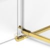NEW TRENDY Kabina prysznicowa podwójne drzwi uchylne AVEXA GOLD SHINE Linia Platinium 120x120x200 EXK-1707