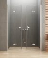NEW TRENDY Drzwi prysznicowe wnękowe podwójne składane NEW SOLEO 170x195 D-0260A
