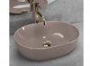REA - Umywalka nablatowa LISA Beige Shiny