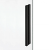 NEW TRENDY Drzwi wnękowe 160x200 Softi X Black, drzwi podwójne, przesuwne, typu soft close EXK-5372