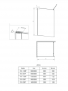 DEANTE - Kabina ścianka WALK-IN ABELIA 120cm  KTA N31P