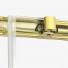 NEW TRENDY Kabina prysznicowa drzwi podwójne przesuwne PRIME LIGHT GOLD 70x70x200 D-0414A/D-0415A