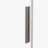 NEW TRENDY Drzwi wnękowe SMART GUNMETAL BRUSHED 2D U 150x200 szkło czyste 8mm Active Shield 2.0 EXK-7835