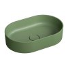 OMNIRES Komplet wanna 160cm z umywalką z kompozytu 55 x 36 cm OVO M+ olive (OL)