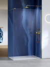 NEW TRENDY Kabina prysznicowa Nesta Light Gold 70x200, walk in K-1730