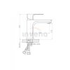 INVENA - Bateria umywalkowa NYKS  BU-28-001-S
