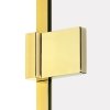 NEW TRENDY Kabina prysznicowa drzwi uchylne AVEXA GOLD SHINE Linia Platinium 90x120x200 EXK-1666/EXK-1667
