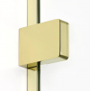 NEW TRENDY Drzwi wnękowe Eventa Gold Shine 130x200 z dodatkową ścianką EXK-4683/EXK-4684