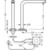 TRES - Bateria elektroniczna kuchenna dotykowa TOUCH‑TRES do wody zimnej lub wstępnie zmieszanej  161445