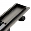 AQUALINE Odpływ liniowy podłogowy 2w1 80cm grafitowy LG04800
