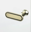 NEW TRENDY Drzwi wnękowe New Soleo Light Gold, pojedyncze, składane prawe 100x195 D-0467A