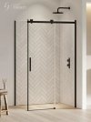 NEW TRENDY Kabina prysznicowa SOFTI BLACK 130x100x200 EXK-3982