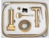 REA - Bateria Bidetowa LOOP Gold Brush/Złota Szczotkowana