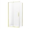 NEW TRENDY kabina prysznicowa narożna prostokątna Smart Light Gold złota 120x120 cm EXK-4242