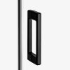 NEW TRENDY Kabina prysznicowa drzwi podwójne przesuwne PRIME BLACK 110x80 D-0318A/D-0313A