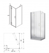 BESCO Kabina prysznicowa Viva Chrom 80x80x195 Lewa VKL-80-195-C