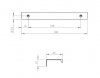 ELITA UCHWYT STREET PLUS GOLD 1SZT. (L-160/R-128) 168904/RE121600105570