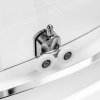 NEW TRENDY Kabina prysznicowa SUVIA 2D półokrągła R55 U 90x90x185 szkło satynowe 5mm K-3574