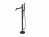 SEA HORSE - Bateria wannowa stojąca OVE BLACK czarna  BJV303/2B