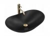 REA - Umywalka nablatowa ROYAL 60 Black Mat