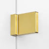 NEW TRENDY Kabina prysznicowa walk in Avexa Gold Brushed, jednoelementowa, z wieszakiem relingowym. Grubość szkła 8mm 80x200 EXK-7035