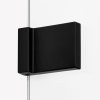New Trendy Kabina prysznicowa przyścienna AVEXA BLACK 80x100x200 EXK-2598/EXK-2628