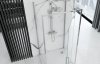 REA - Kabina Prysznicowa Przyścienna RAPID SWING CHROM  /drzwi 100 + ścianka 90 x2 + ramię x2/ 