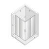 NEW TRENDY Kabina prysznicowa przesuwna SMART LIGHT GOLD 120x120x200 EXK-4277