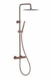 ARMATURA KRAKÓW KFA Zestaw prysznicowy deszczownia z baterią termostatyczną MOZA PREMIUM ROSE GOLD 5736-920-34