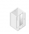NEW TRENDY Drzwi wnękowe Smart 140x200 pojedyncze, reling EXK-6581