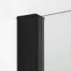 NEW TRENDY - Kabina ścianka walk-in NEW MODUS BLACK 90cm EXK-0065