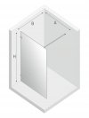 NEW TRENDY Kabina ścianka walk-in szkło 8mm AVEXA GOLD BRUSHED 150x200 EXK-2002