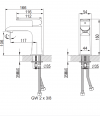 OMNIRES Bateria umywalkowa SACRAMENTO SC2310CR