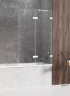 NEW TRENDY Parawan nawannowy AVEXA WHITE 130x150 EXK-2978/EXK-2979
