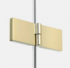 NEW TRENDY Drzwi wnękowe New Soleo Light Gold, pojedyncze, składane lewe 80x195 D-0462A