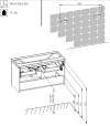 ELITA Szafka KWADRO PLUS 100 2S WHITE/BIAŁA 166714