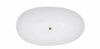 BESCO Wanna wolnostojąca Siya 160x92 + klik-klak chrom #WMD-160-S