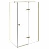 BESCO Kabina prysznicowa Pixa Gold 120x90 Prawa PPP-129-195G