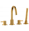 OMNIRES - Bateria wannowa 4-otworowa złota/ gold Y1232GL Y 
