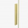 NEW TRENDY Drzwi prysznicowe przesuwne SMART LIGHT GOLD 100x200 EXK-4213