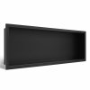 BALNEO WALL-BOX ONE Black Półka wnękowa ze stali nierdzewnej czarna 60x20x10 cm
