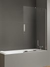 NEW TRENDY Parawan nawannowy Smart 120x150, dwuelementowy, wspornik skośny EXK-4098-WU