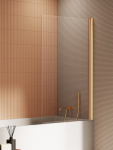NEW TRENDY Parawan nawannowy New Soleo Gold Brushed, jednoelementowy 70x140 P-0171
