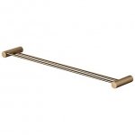 CERSANIT - Wieszak na ręcznik podwójny miedź szczotkowana  S951-887