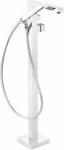 DEANTE - Bateria wannowa wolnostojąca BLUR z zestawem prysznicowym Chrom  BQL_017M