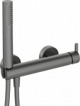 DEANTE - Bateria prysznicowa SILIA z zestawem prysznicowym Titanium BQS_D41M