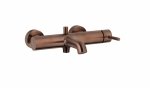 ARMATURA KRAKÓW KFA Bateria wannowa pozioma MOZA ROSE GOLD/MIEDŹ SZCZOTKOWANA 5034-020-34
