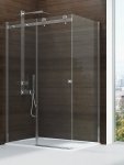 NEW TRENDY Kabina prysznicowa drzwi przesuwne DIORA 140x80x200 PL PRODUKCJA