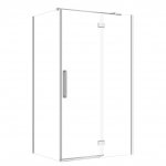 CERSANIT - B843 - Kabina Prostokątna CREA na zawiasach 120x90X200  PRAWA Chrom szkło transparentne  S601-208