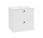 DEFTRANS Fuego D60 szafka podumywalkowa wisząca z 2 szufladami biały mat 001-D-06015